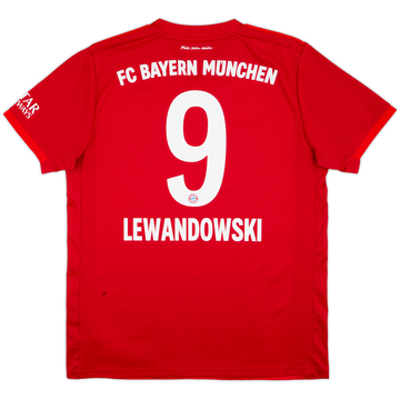 2019-20 Bayern Munich Home Shirt Lewandowski #9 - 7/10 - (L)