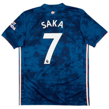 2020-21 Arsenal Third Shirt Saka #7 - 8/10 - (M)