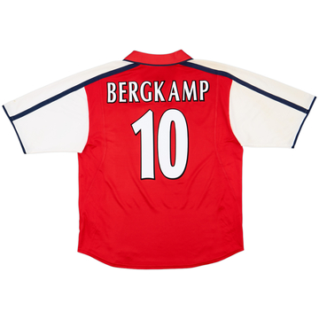 2000-02 Arsenal Home Shirt Bergkamp #10 - 6/10 - (L)