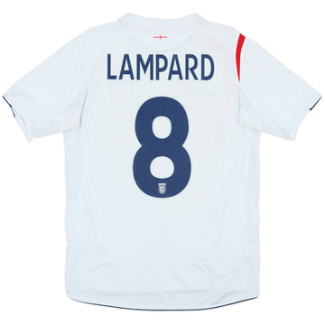 2005-07 England Home Shirt Lampard #8 - 6/10 - (S)