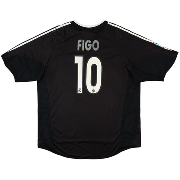 2004-05 Real Madrid Away Shirt Figo #10 - 4/10 - (XL)