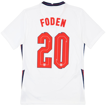 2020-22 England Home Shirt Foden #20 - 9/10 - (S)