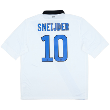 正規10-11 NIKE インテルミラノ M SNEIJDER#10 2010-11 Inter Milan Away Shirt Sneijder #10 - 7/10 - (S)