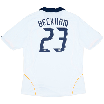 2008-09 LA Galaxy Home Shirt Beckham #23 - 5/10 - (S)