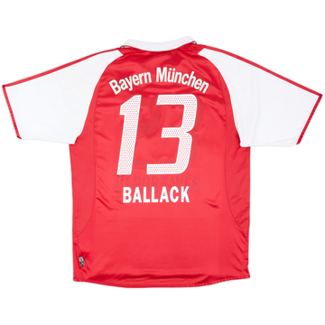 Bayern München Ballack 13 シャツ 2003-04 Bayern Munich Home Shirt Ballack #13 (M)