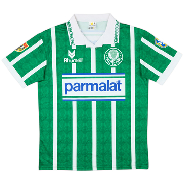 ★90s★Rhumell★Parmalat★パルメイラス★93年★ユニフォーム★ 1995 Palmeiras Home Shirt #9 - 8/10 - (XL)