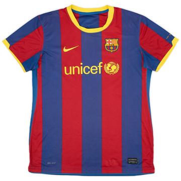 2010-11 Barcelona Home Shirt Ibrahimovic #9 - 6/10 - (M)