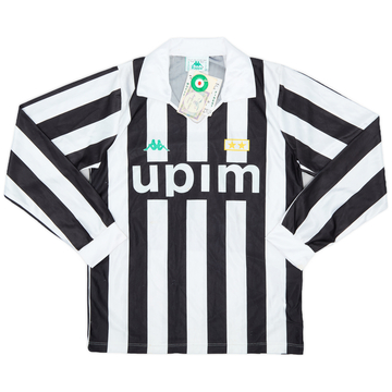 1991-92 Juventus Basic Home L/S Shirt (S)