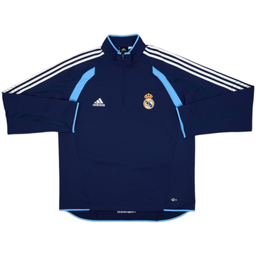 Top de entrenamiento adidas con 1/4 de cremallera del Real Madrid 2005-06 - 5/10 - (L/XL)