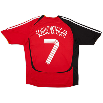 Camiseta de visitante de Alemania 2005-07 Schweinsteiger #7 - 7/10 - (14-15 Años)