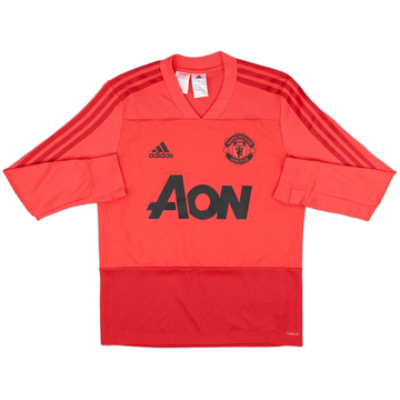 2018-19 Manchester United adidas Top de Sudadera - 10/10 - (L.Boys)