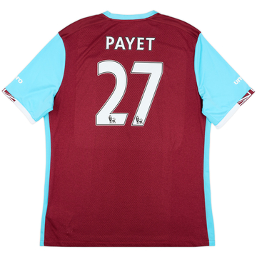 ウェストハム 2015/16 Payet Lサイズ ユニフォーム 2015-16 West Ham Away Shirt Payet #27 - 8/10 - (L)