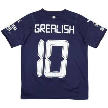 2021-22 Manchester City Home Shirt Grealish #10 - 9/10 - (L)