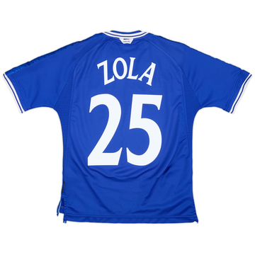 1997-99 Chelsea Home Shirt Zola #25 - 9/10 - (L)