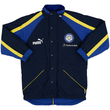 2011-12 Leeds United Macron Padded Bench Coat - 8/10 - (S)