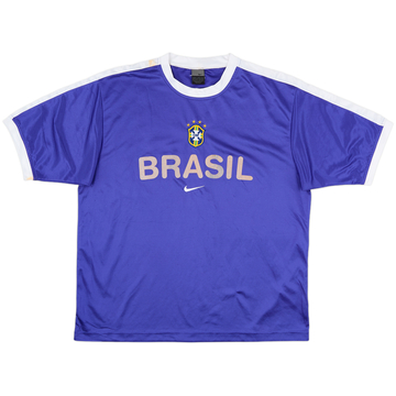 ウェア Brazil Nike 2002/2004 zip sweat 00s 2002-04 Brazil Nike 1/4 Zip Sweat Top - 7/10 - (M)