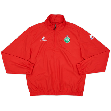 2016-17 Saint-Etienne Le Coq Sportif 1/4 Zip Training Top - 8/10 - (L)