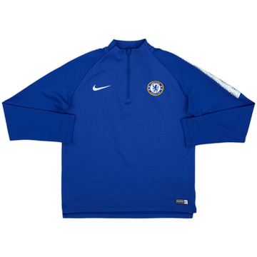 2018-19 Chelsea Nike 1/4 Zip Training Top - 8/10 - (XL.Boys)