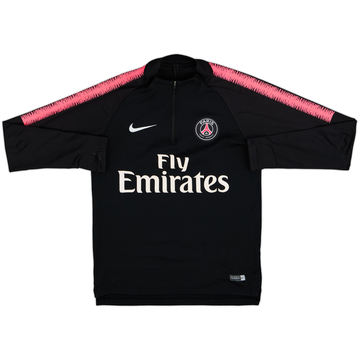 2001-02 Paris Saint-Germain Nike 1/4 Zip Sweat Top - 5/10