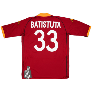 2002-03 Roma Home Shirt Batistuta #33 (3XL)