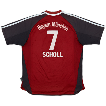 1997-99 Bayern Munich Home Shirt Scholl #7 - 8/10 - (M)