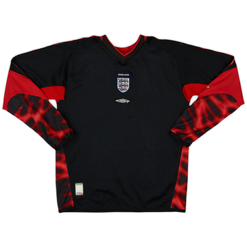 2004-06 England GK S/S Shirt - 8/10 - (L.Boys)