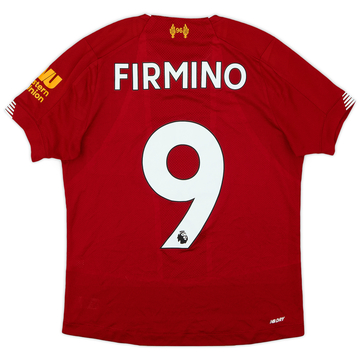 【500円引きクーポン】 Firmino Shirt Home Liverpool 2019-20 #9 (L) - 6/10 - ウェア