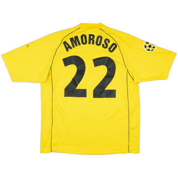 2001-02 Borussia Dortmund Match Issue Champions League Home Shirt Amorosso #22