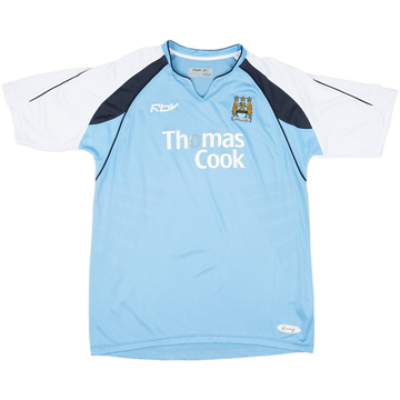 2006-07 Manchester City Home L/S Shirt Sun #17 - 5/10 - (S)
