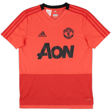 2018-19 Manchester United adidas Camiseta de Entrenamiento - 8/10 - (L. Niños)