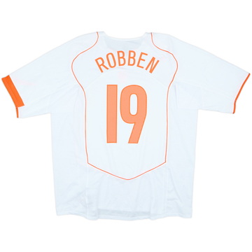 2004-06 Países Bajos Camiseta Visitante Robben #19 - 7/10 - (XXL)