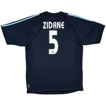 正規品 激レア RealMadrid zidane #5 長袖 2005-06 Real Madrid Home Shirt Zidane #5 - 5/10 - (S)