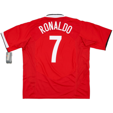 RONALDO 7 赤 シャツ 2006/2007 2006-07 Manchester United Home Shirt Ronaldo #7 - 8/10 - (XXL)
