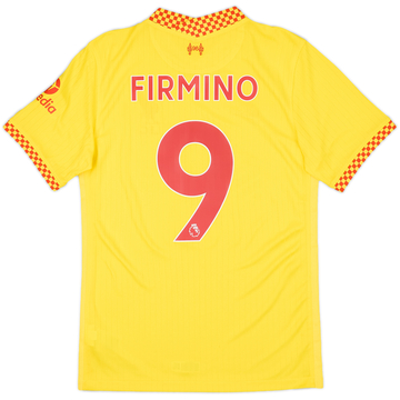 2021-22 Liverpool Authentic Home Shirt Firmino #9 - 8/10 - (S)