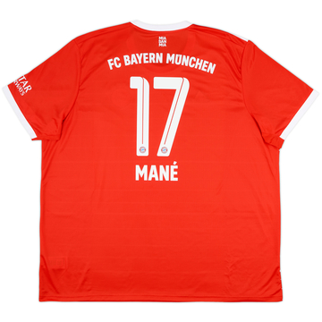 FC Bayern Munchen Thiago 6番 Oサイズ シャツ 2022-23 Bayern Munich Home Shirt Mane #17 - 7/10 - (XL.Boys)