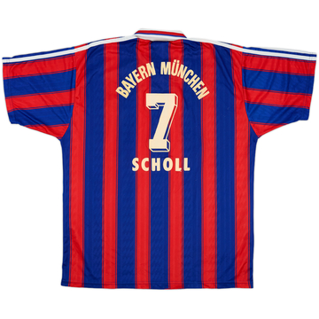 1997-99 Bayern Munich Home Shirt Scholl #7 - 6/10 - (L)