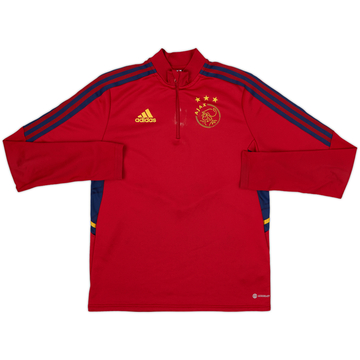 2022-23 Ajax adidas Top de entrenamiento con cierre de 1/4 - 5/10 - (XL.Boys)