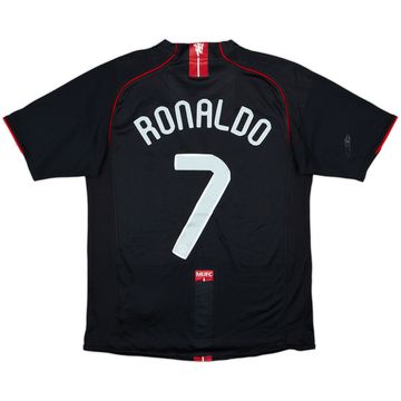 2007-08 Manchester United Away Shirt Ronaldo #7 - 9/10 - (L)