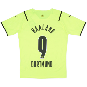 2021-22 Borussia Dortmund Player Issue Home Shirt Haaland #9