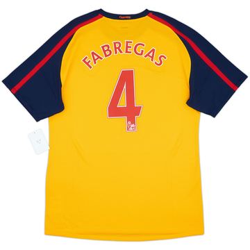 2008-09 Arsenal Away Shirt Fabregas #4 - 6/10 - (XXL)