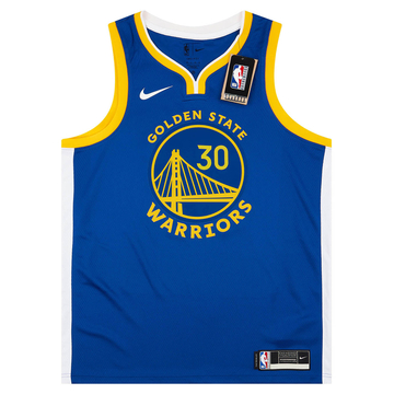 2019 23 Golden State Warriors Curry 30 Nike Swingman Jersey Away M W Tags