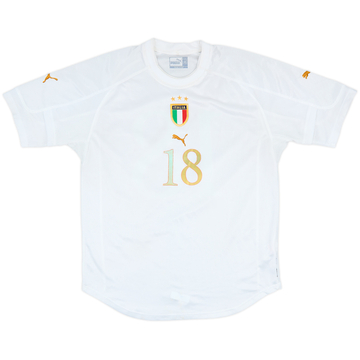 2004-06 Italy Away Shirt #18 - 5/10 - (XL)