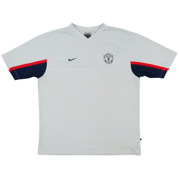 ウェア NIKE manchester united 03-04  Nike MANCHESTER UNITED 2002 03 04 Red white Vodaphone Home