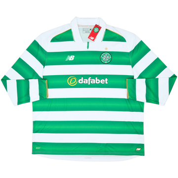Celtic FC NAKAMURA 25番 シャツ 2008-10 Celtic Home L/S Shirt Nakamura #25 - 7/10 - (M)