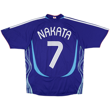 サッカー日本代表　DVD7枚＋特集誌＋Tシャツ　ジーコジャパン 2006-08 Japan Home Shirt Nakata #7 - 7/10 - (L)