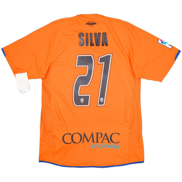 2007-08 Valencia Away Shirt Silva #21 - 5/10 - (L)