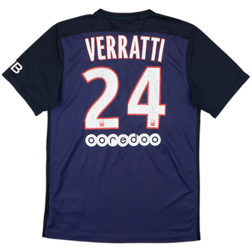 2013-14 Paris Saint-Germain Home Shirt Verratti #24 - 5/10 - (M)