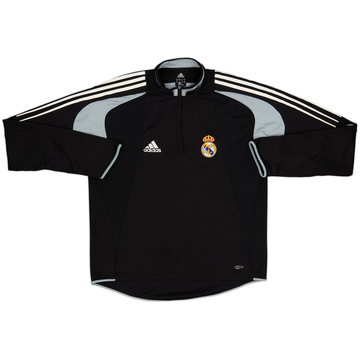 adidas Real Madrid ナイロン上下セット 2004-05 Real Madrid adidas 1/4 Zip Training Top - 8/10 - (L)