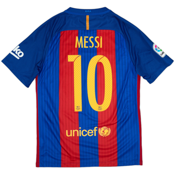 2016-17 Barcelona Home Shirt Messi #10 - 5/10 - (S)
