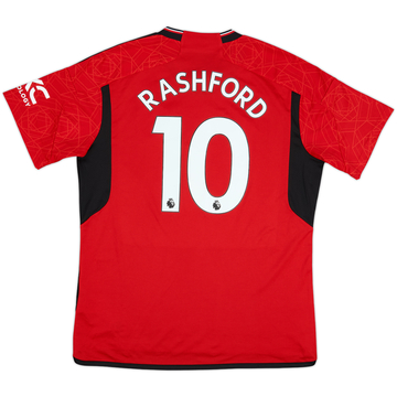 2023-24 Manchester United Home Shirt Rashford #10 - 7/10 - (S)